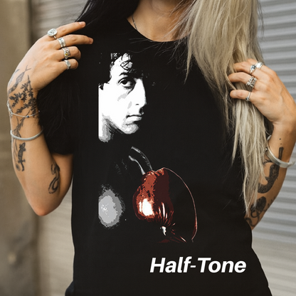 DTF Transfer Half-Tone Rock-y
