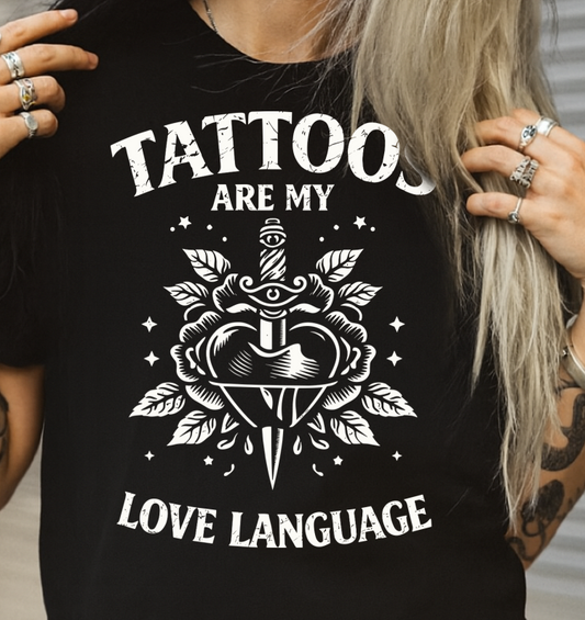 DTF Transfer Tattoos Are My Love Language