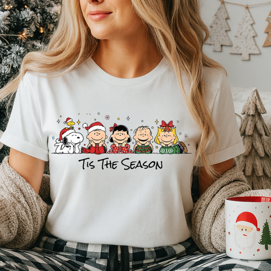 DTF Transfer Christmas Cartoon Character Friends Tis The Season