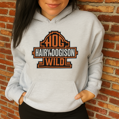 T-Shirt Crewneck Hairy Dogison Wild Motorcycle Style
