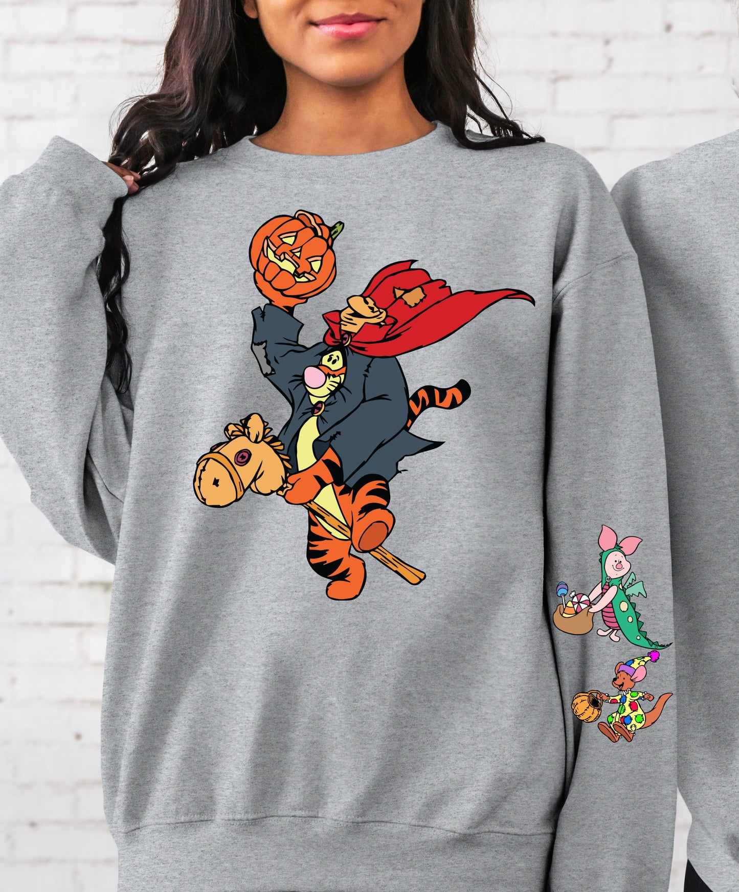 T-Shirt Tee's Or Sweatshirt  Fall  Halloween Tiggger The Crew