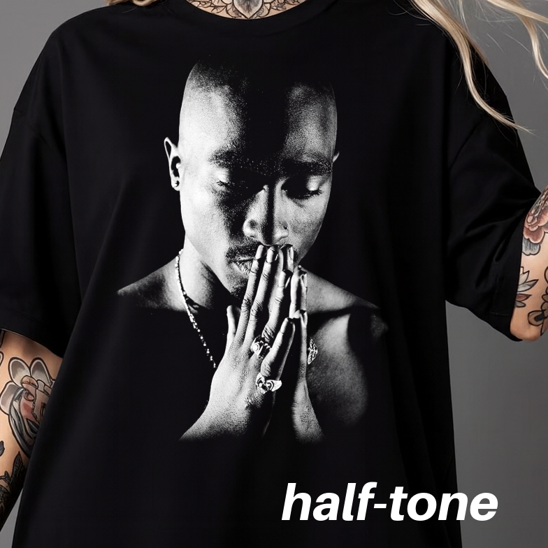 DTF Transfer Half-Tone Tupacc