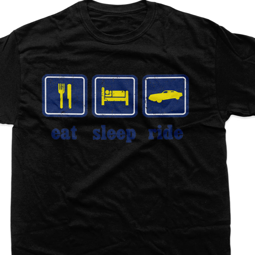 DTF Transfer Gear Heads - Eat Sleep Ride