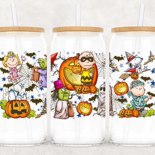 UV-DTF Great Pumpkinn Stars Halloween Cup Wrap