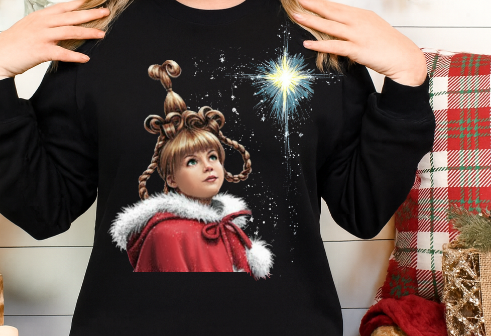 Sweatshirt Hoodie – Cindy Louu Inspired Holiday Print