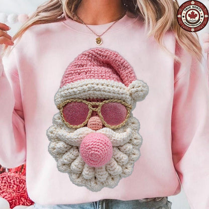 Sweatshirt Or Hoodie Cool Santa Crochet Style