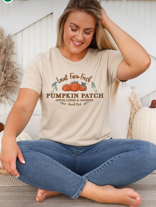 Crewneck Hoody  Pumpkin Patch – Local Farm Fresh Fall Harvest