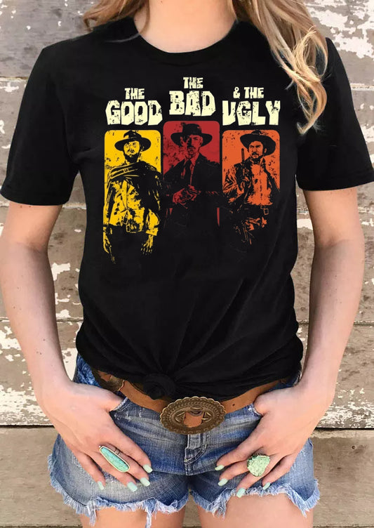 DTF Transfer Vintage  The Good The Bad The Ugly