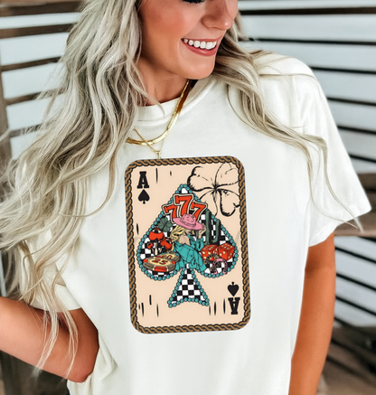 DTF Transfer Vintage Ace Of Spades Country