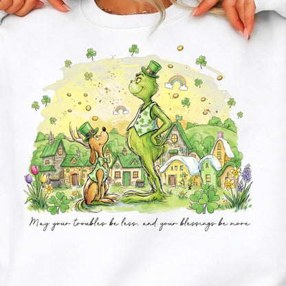 DTF Transfer – May Your Troubles Be Less Irish Quote