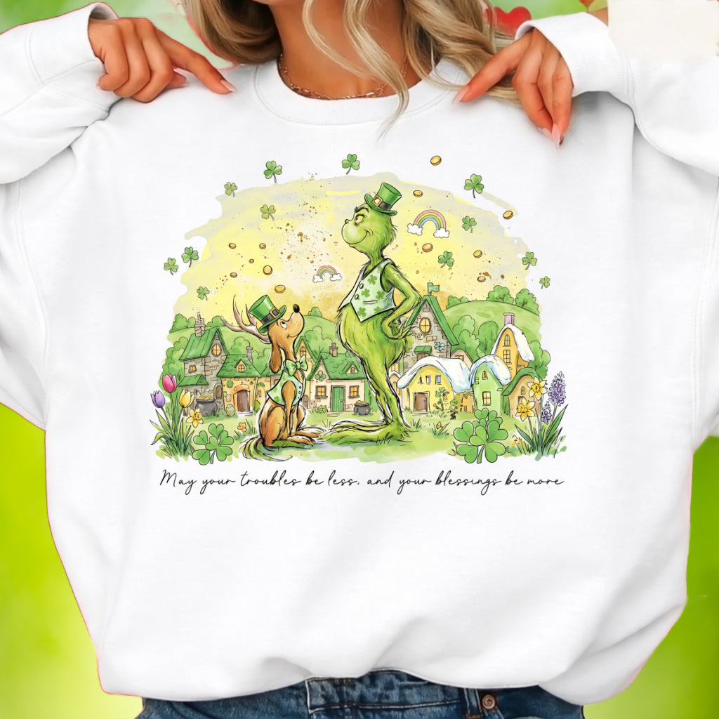DTF Transfer – May Your Troubles Be Less Irish Quote