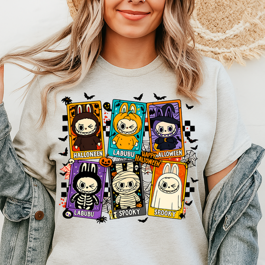 T-Shirt Crewneck Hoody  Labubuu Mummy Pumpkin Skeleton Bunny