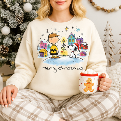 DTF Transfer Christmas Merry Christmas Cartoon Design