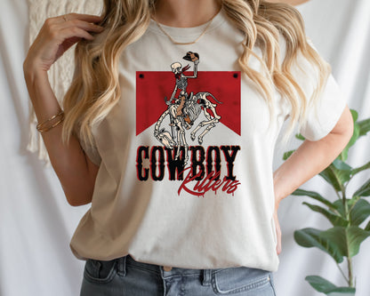 T-Shirt Sweatshirt Hoodie Cowboy Killers Skeleton Rodeo Western Design
