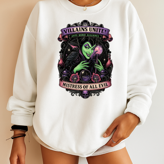 DTF Transfer Villains Unite Mistress of All Evil