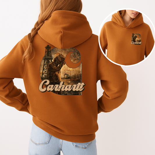 DTF Transfer Oilfield Worker Vintage Workwear