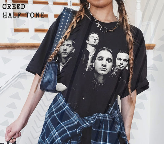 DTF Transfer Halftone Classic Rock