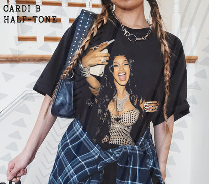 DTF Transfer Halftone HIP HOP Music
