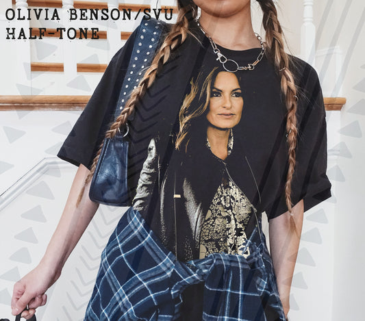 DTF Transfer Halftone Vintage  TV Star