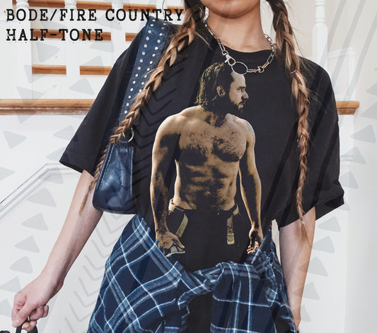 DTF Transfer Halftone Vintage  TV Star