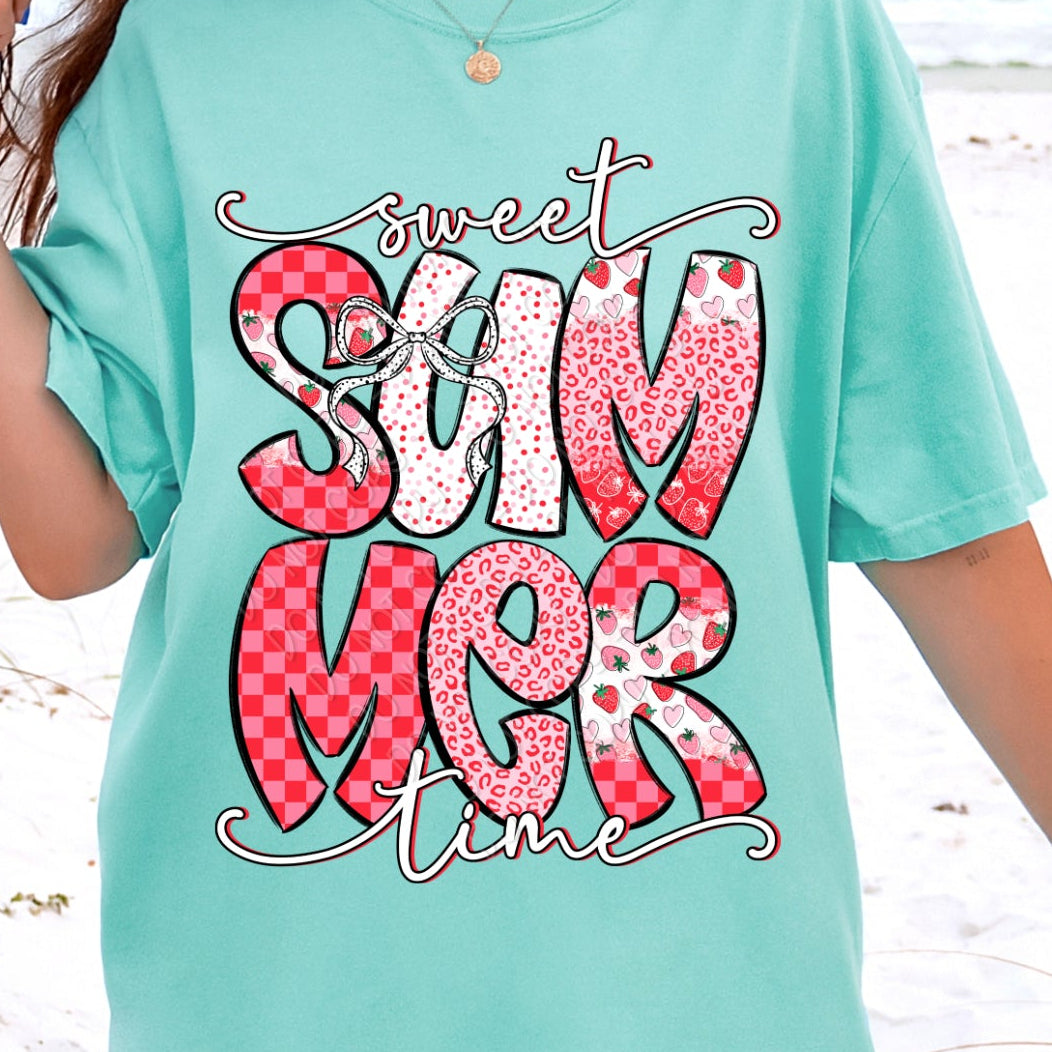 DTF Transfer Sweet Summer Time Collage Style