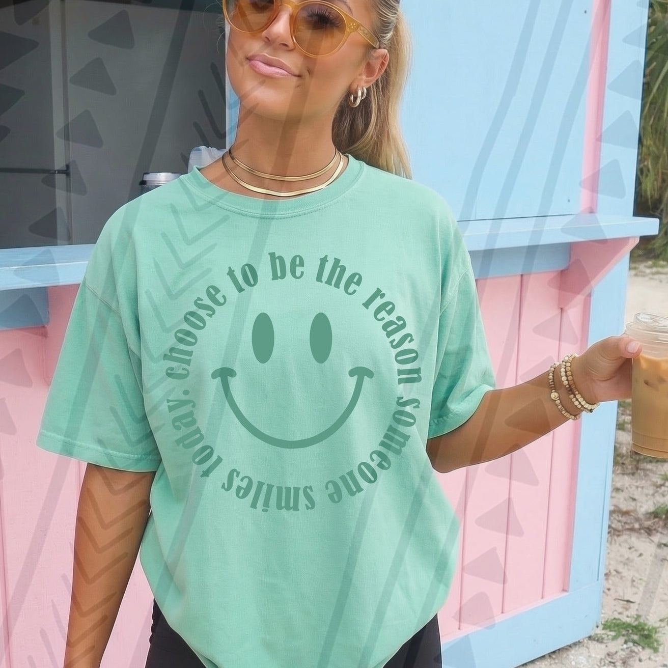 DTF Transfer Choose to Be the Reason Someone Smiles