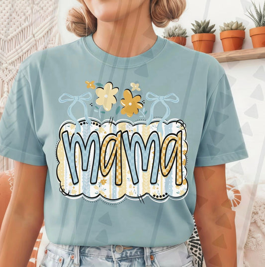 DTF Transfer Mimi Gigi Mama Vintage Floral Family