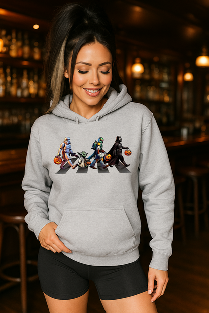 Hoody T-Shirt Crewneck Star W Halloween Parade – Abbey Road Trick-or-Treat Print