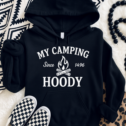 T-Shirt Crewneck Hoody My Camping Hoody Canadian Maple Leaf Hoodie