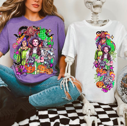 T-Shirt - Sweatshirt Halloween Oz Crew  Dorothy, Scarecrow, Tin Man & Lion