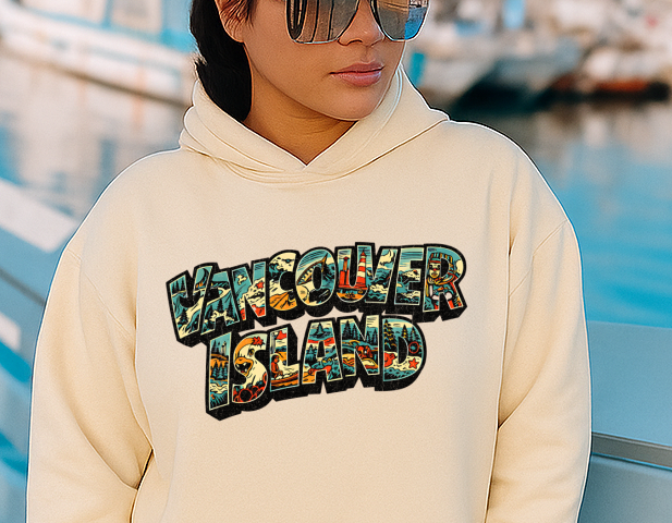 DTF Transfer Vancouver Island Ocean & Wildlife Collage