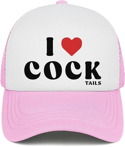 I ❤️ Cock...tails – Funny Bachelorette Trucker Hat