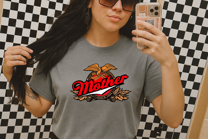 T-Shirt Sweatshirt Mother Eagle Bold Red Vintage – One Hell of a Mom