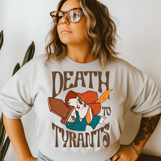 DTF Transfer – Death to Tyrants Robin Hood  Retro Western Style