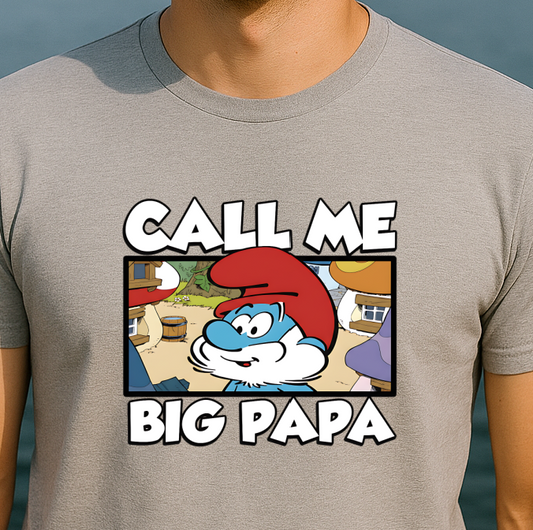 DTF Transfer – Big Papa Cartoon Style Design