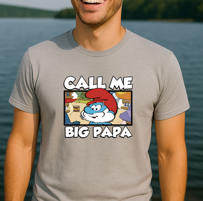 DTF Transfer – Big Papa Cartoon Style Design