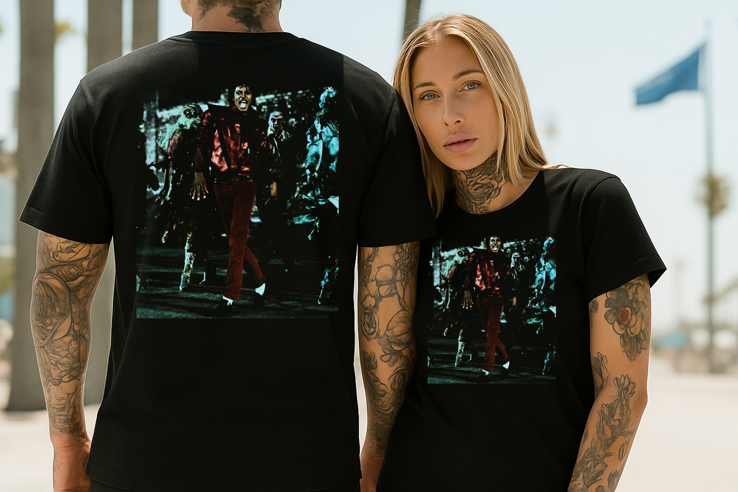 DTF Transfer Half-Tone MJ Thriller