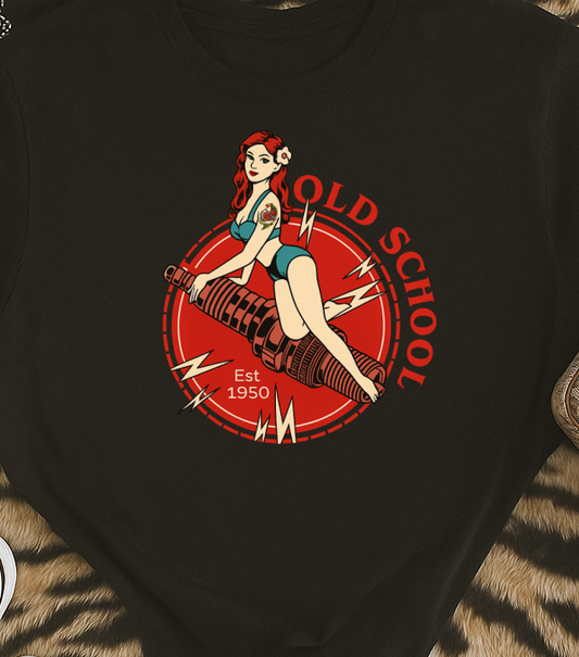 DTF Transfer Gear Heads – Old School Pin-Up