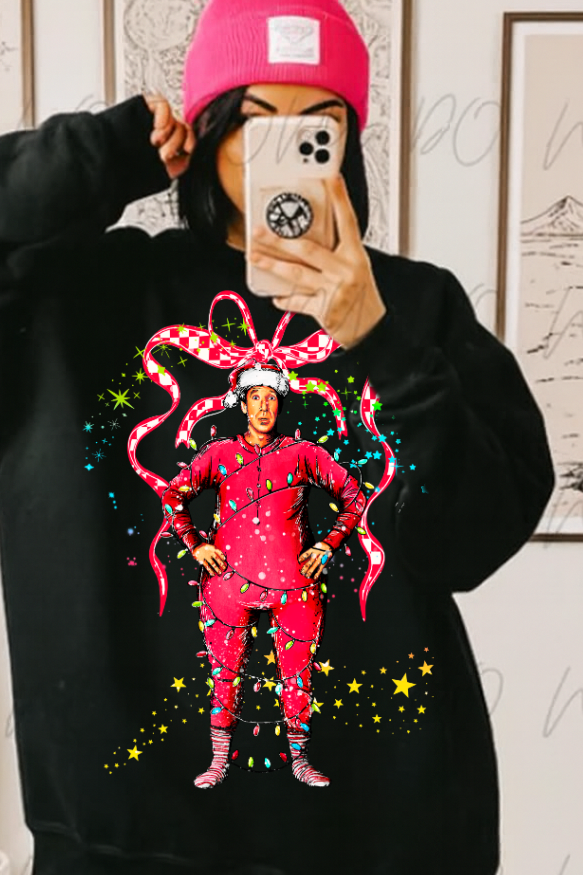 DTF Transfer Funny Wrapped Christmas Costume