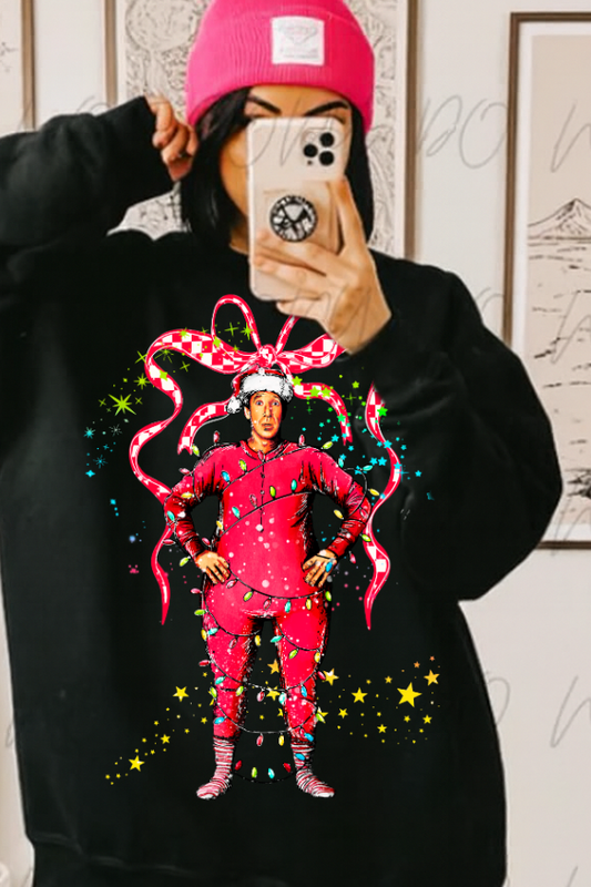 DTF Transfer Funny Wrapped Christmas Costume