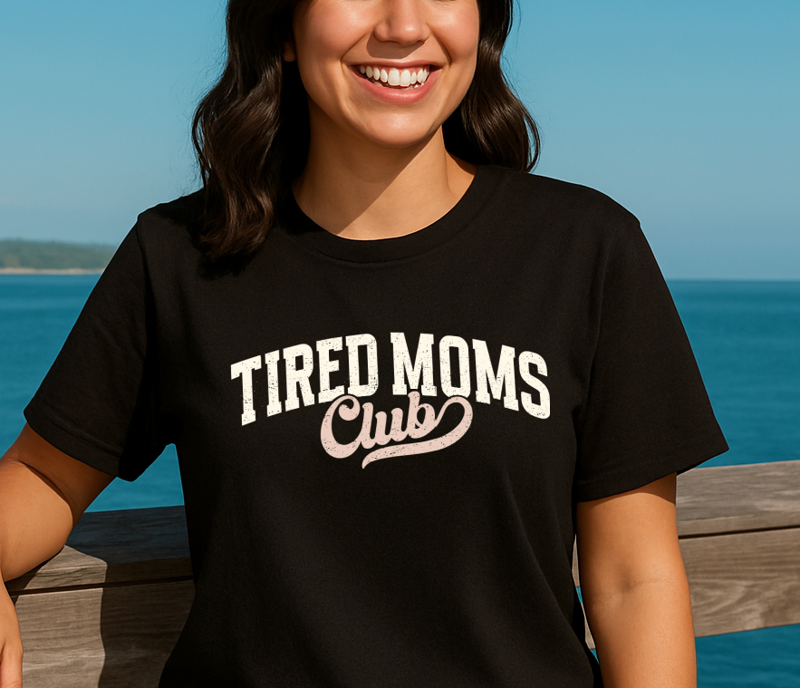 DTF Transfer Funny Mom Life Statement Design