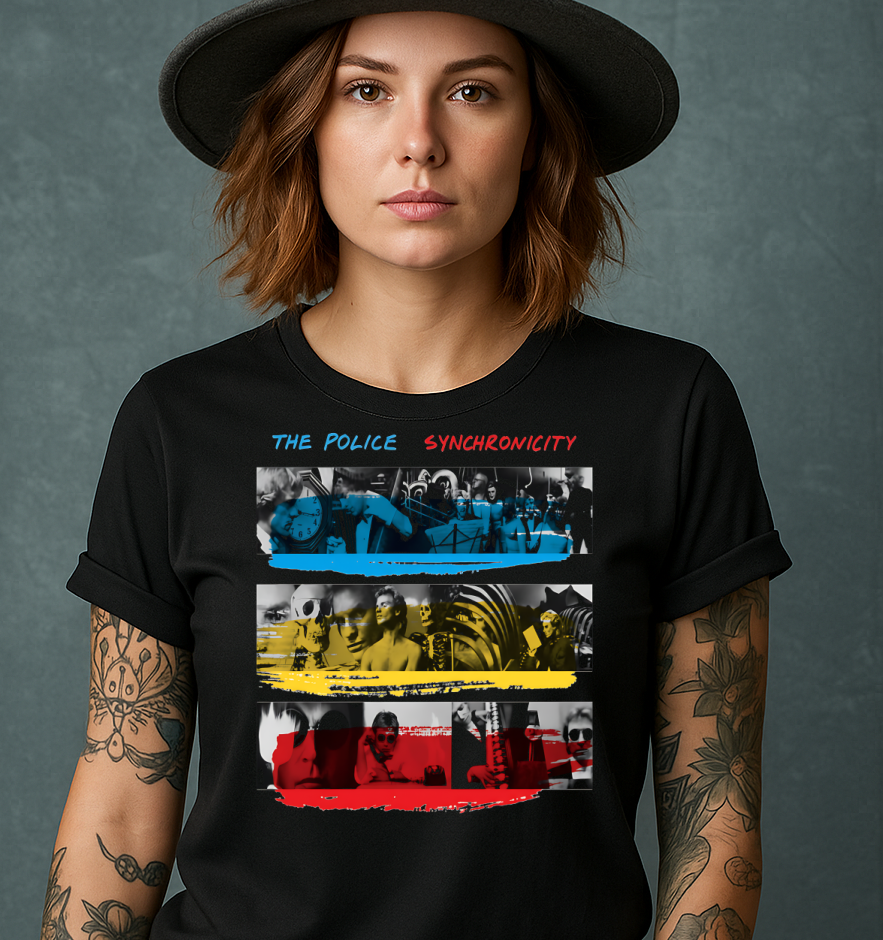 DTF Transfer – The Policee Synchronicityy Inspired Retro Graphic