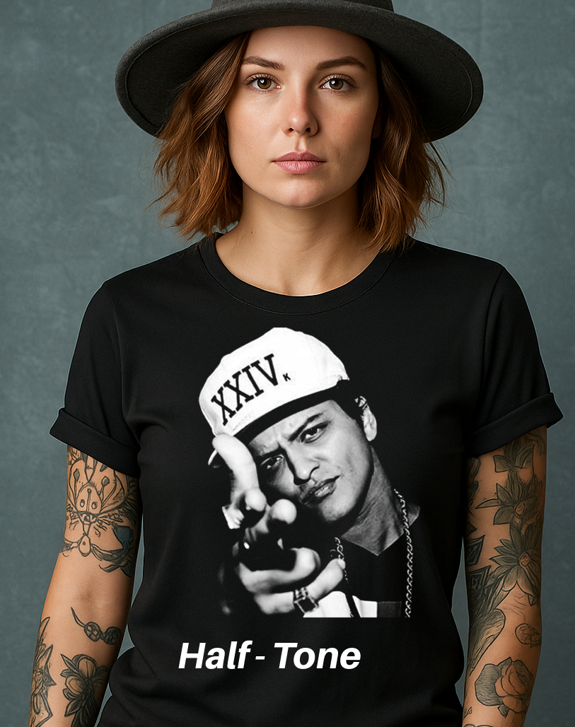 DTF Transfer Half-Tone Pop Artist