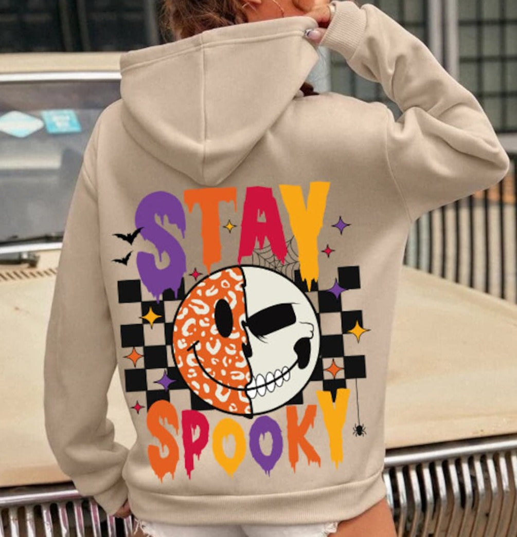 Sweatshirt or T-Shirt Hoodie Fall  Stay Spooky Halloween Design