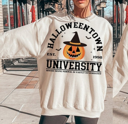 Sweatshirt or T-Shirt Hoodie Fall Halloween Town University