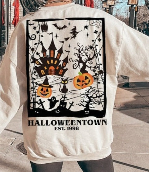 Sweatshirt or T-Shirt Hoodie Fall Halloween Town University