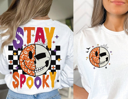 DTF Transfer Fall  Stay Spooky Halloween Design