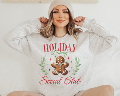 Sweatshirt Hoodie or T-Shirt Christmas Happy Baking Holidays