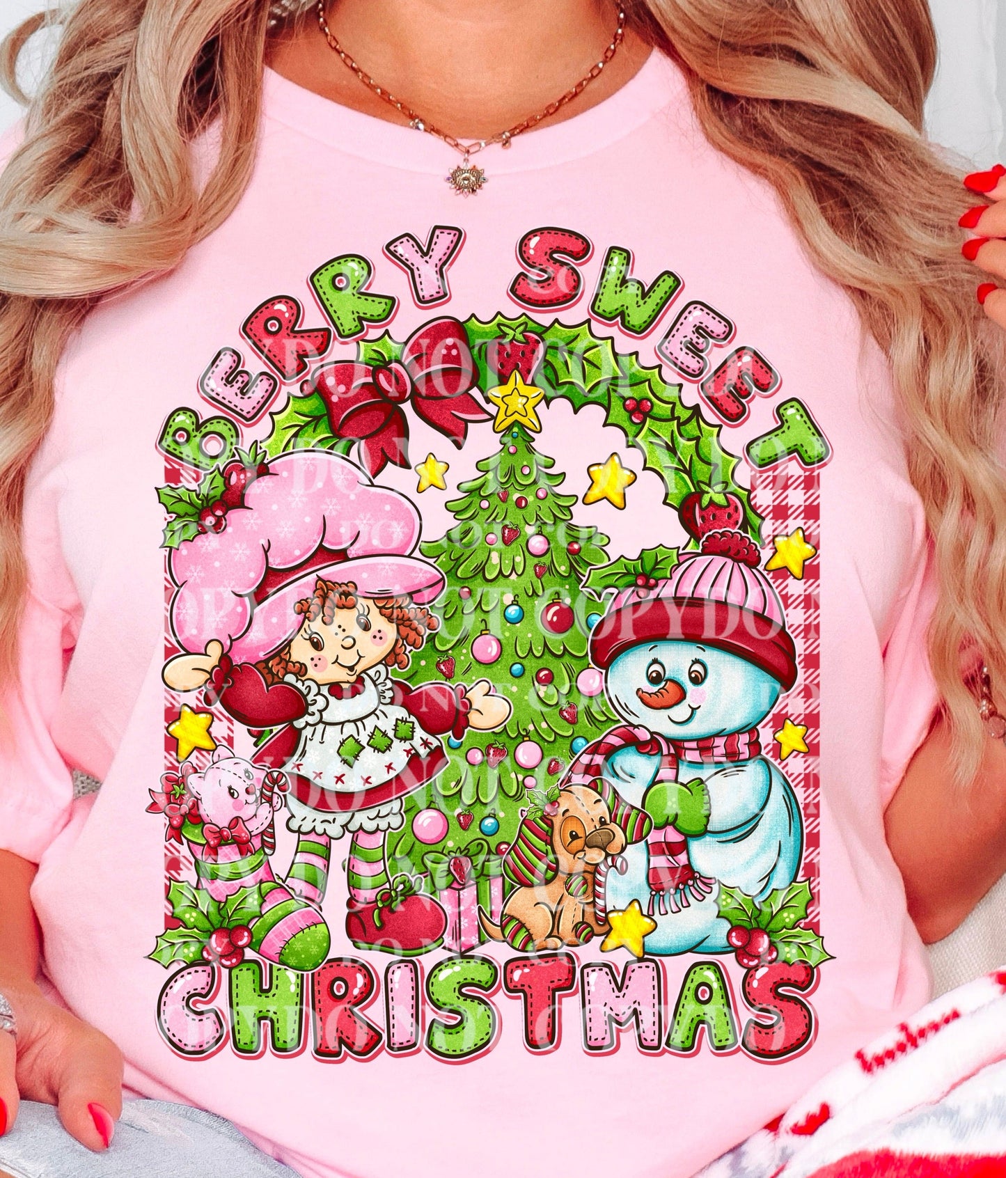 Sweatshirt Hoodie Or T-Shirt  Christmas Berry Sweet Christmas Vintage