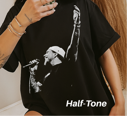 DTF Transfer Half-Tone Brandon L #2 Christian